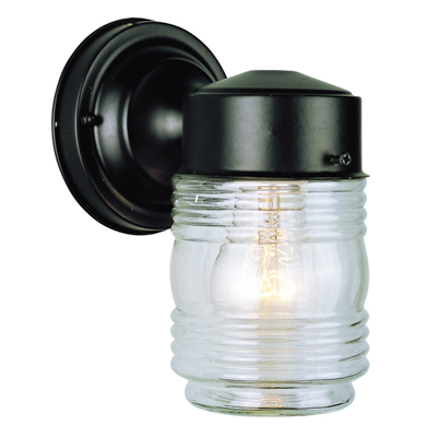 Trans Globe Lighting 4900 BK 1 Light Coach Lantern in Black